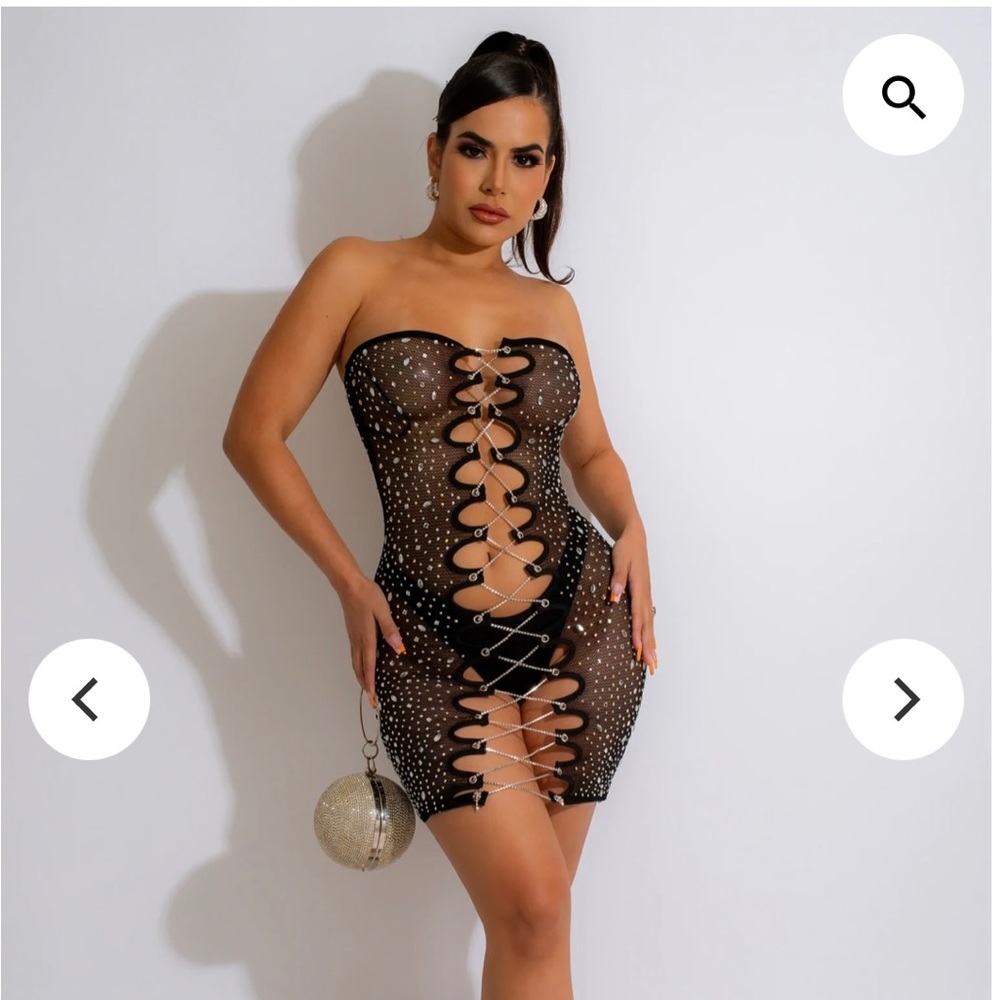 Sequin mini dress